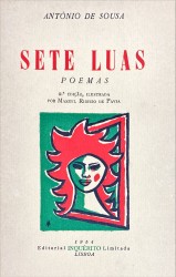 SETE LUAS. Poemas. 2ª edição, ilustrada por Manuel Ribeiro de Pavia.
